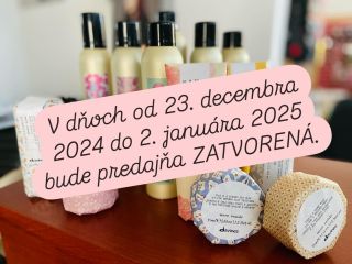 ☝️Od 23.12.2024-2.1.2025 bude predajňa zatvorená. ☝️